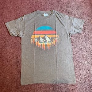 Mens T-shirt - Wooded Mountains